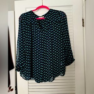 Skies are Blue blouse size L